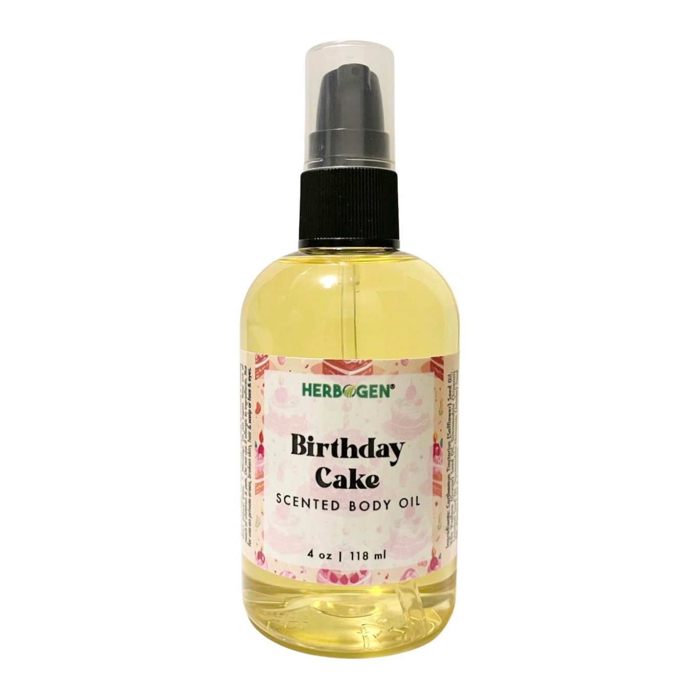 Birthday Cake Scented Body Oil, Bath & Body Fragrance Oil, Handmade Moisturizing Skincare Oil, Sweet Cake Scent Hydrating Oil, Body Care