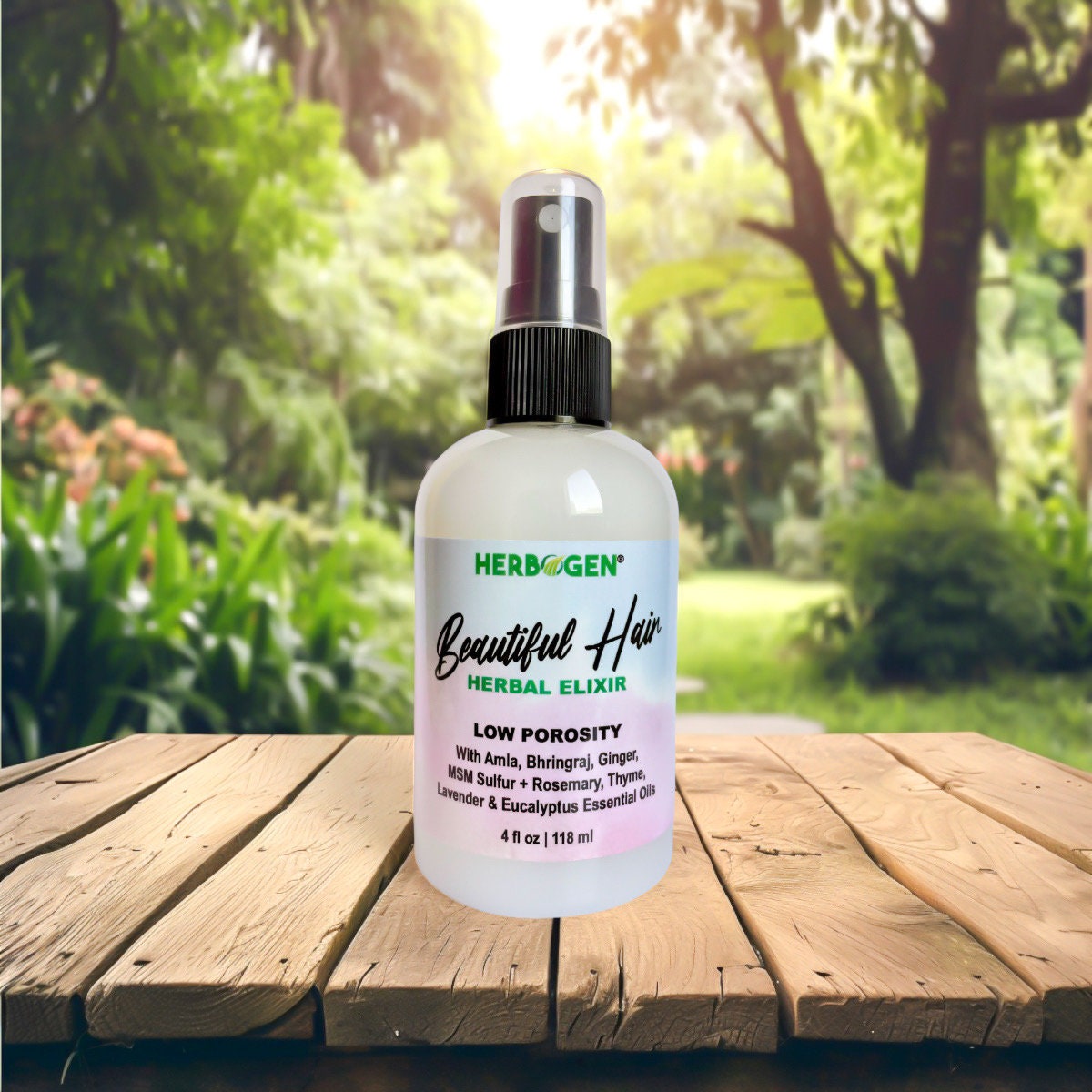 Amla, Bhringraj, MSM Low Porosity Herbal Hair & Scalp Elixir, Ayurvedic Herbs, Leave-In, Hair Tonic