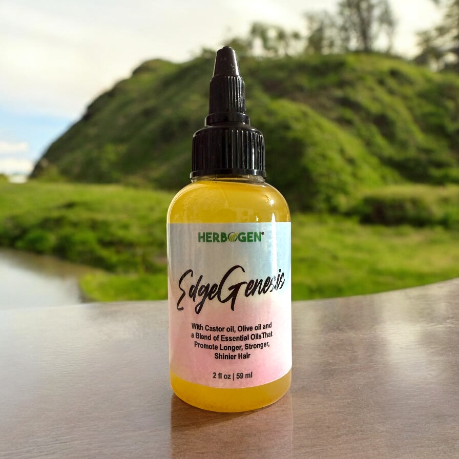 EdgeGenesis Edge growth Oil, thin edges, Hairline growth, Garlic oil, Onion oil, Essential oils, Castor oil, Formerly EdgesRx