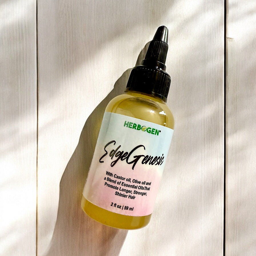 EdgeGenesis Edge growth Oil, thin edges, Hairline growth, Garlic oil, Onion oil, Essential oils, Castor oil, Formerly EdgesRx