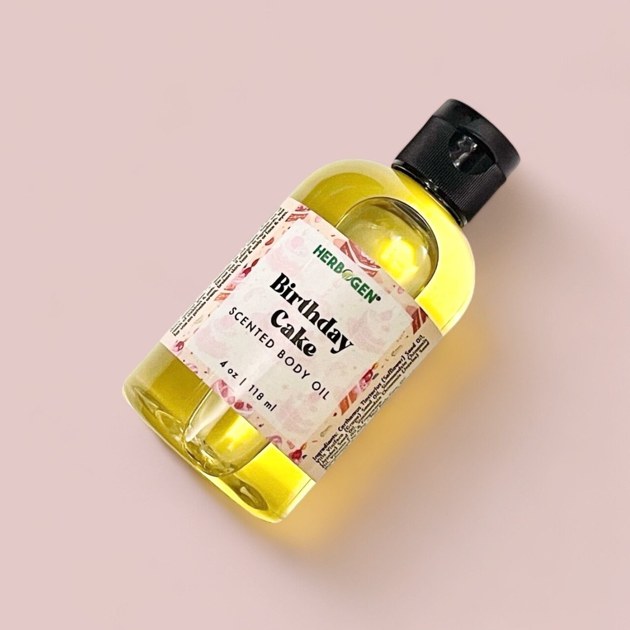 Birthday Cake Scented Body Oil, Bath & Body Fragrance Oil, Handmade Moisturizing Skincare Oil, Sweet Cake Scent Hydrating Oil, Body Care