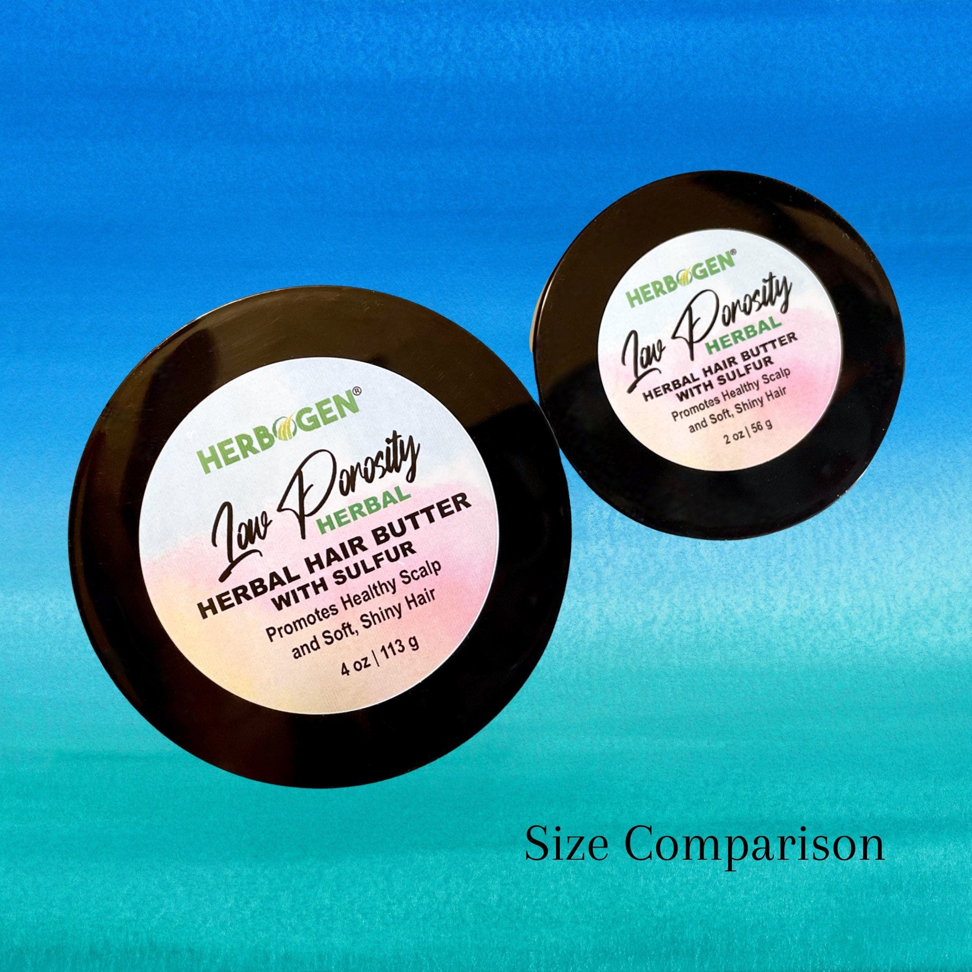 Low Porosity Herbal Hair Butter with Sulfur, Avocado Butter, Hair Growth oil, Hair Oil, 26 Herbs & oils, Burdock Root, Stinging Nettle