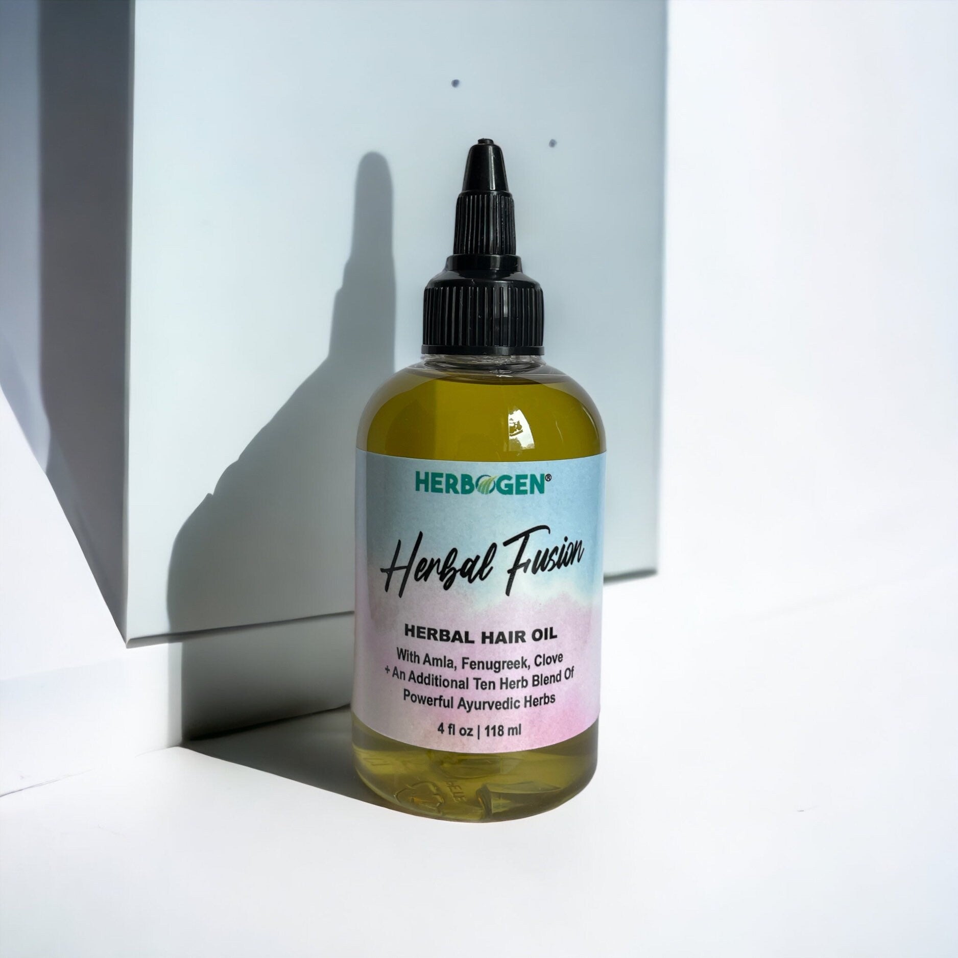 Herbal Hair Oil with Amla, Fenugreek, Clove, Bhringraj & More | Ayurvedic Hair Treatment for Strong, Shiny Locks | 100% Natural Ingredients