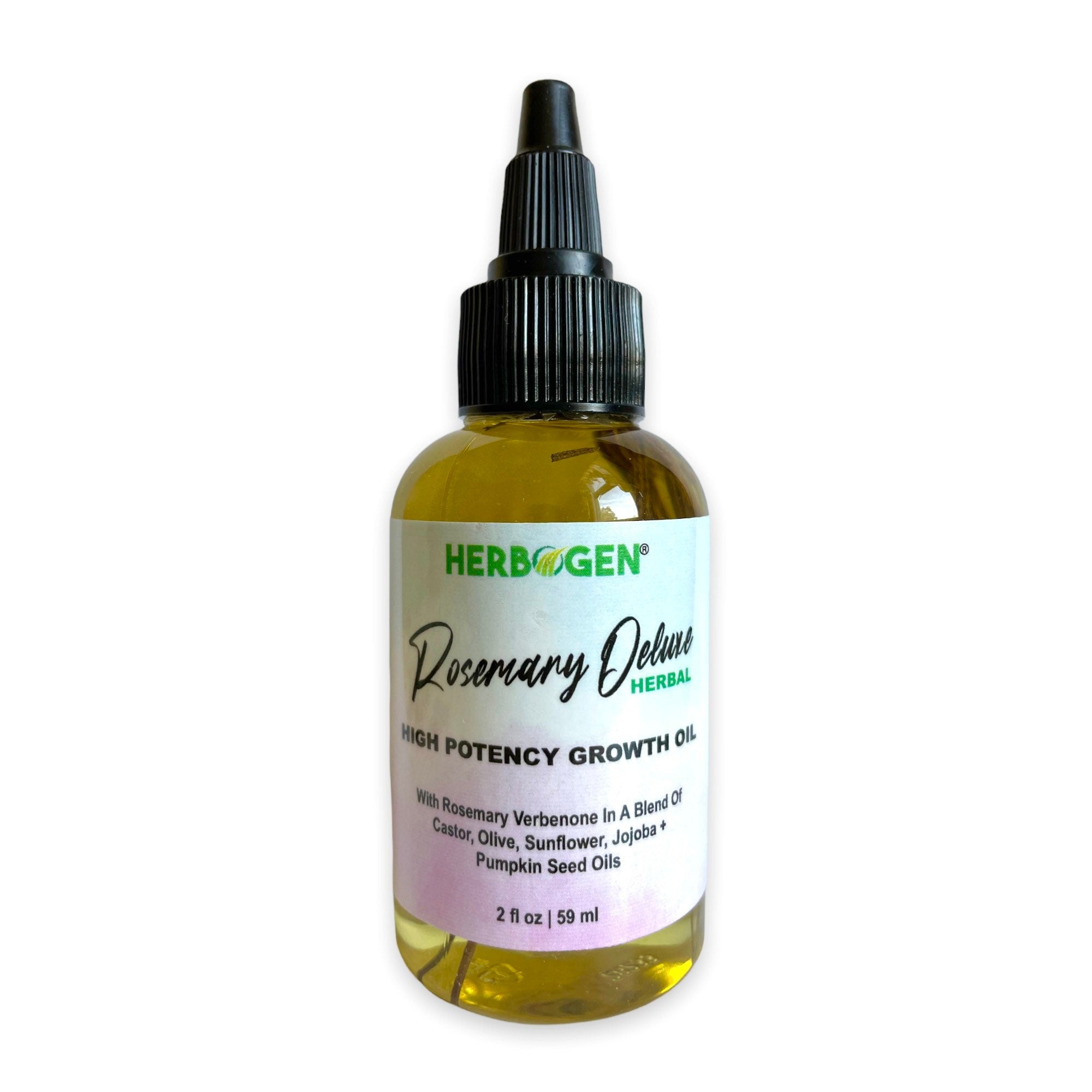 Rosemary Deluxe Hair Oil, Hair Growth Oil, Hair Serum, Rosemary Verbenone, Castor Oil, Pumpkin Seed Oil, Rosemary Essential Oil