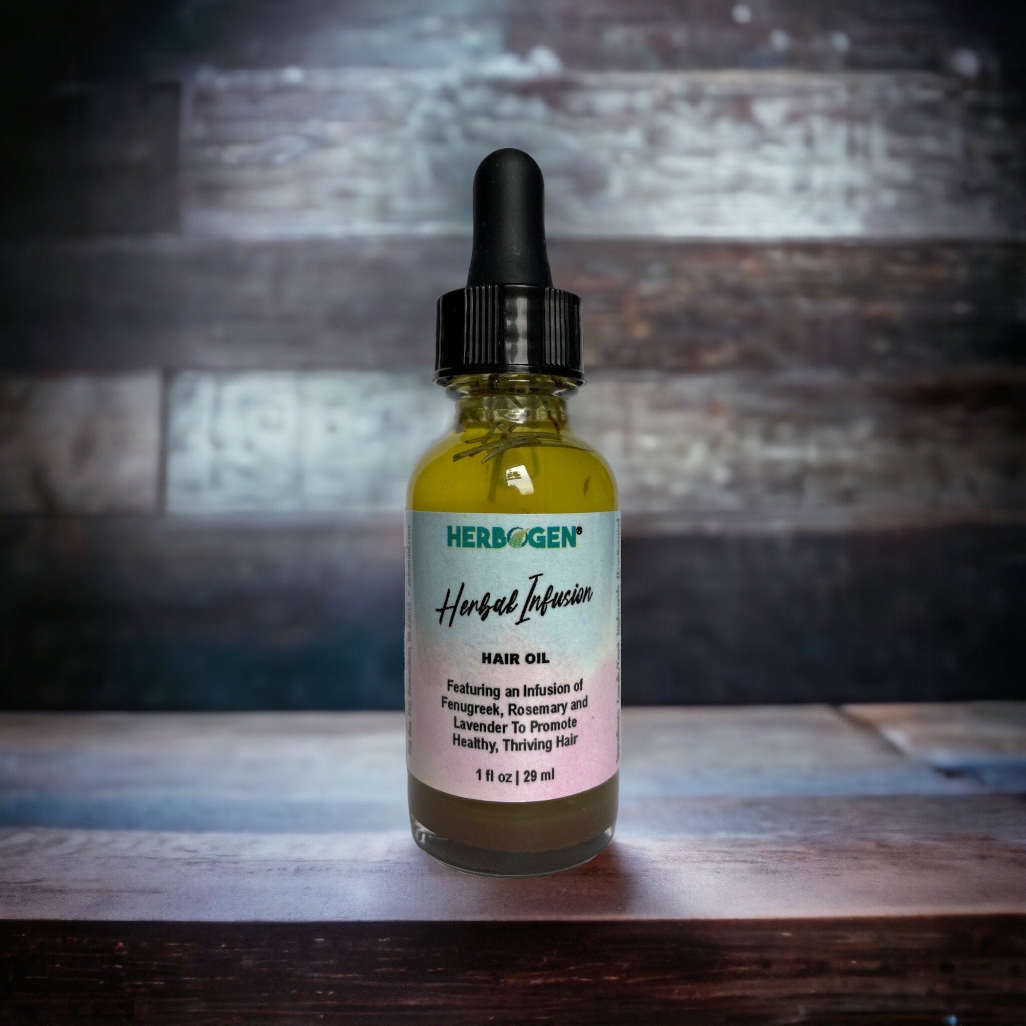 Herbal Infusion Hair Oil | Amla, Rosemary, Fenugreek & Thyme | Coconut and Olive Botanical Scalp Oil