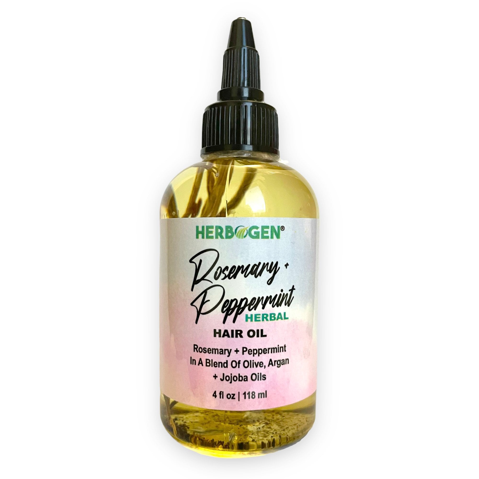 Rosemary Peppermint Herbal Hair Oil, Hair Growth Serum, Natural Hair Care, Hair Loss, Thinning Hair, Strengthen Hair Treatment Oil