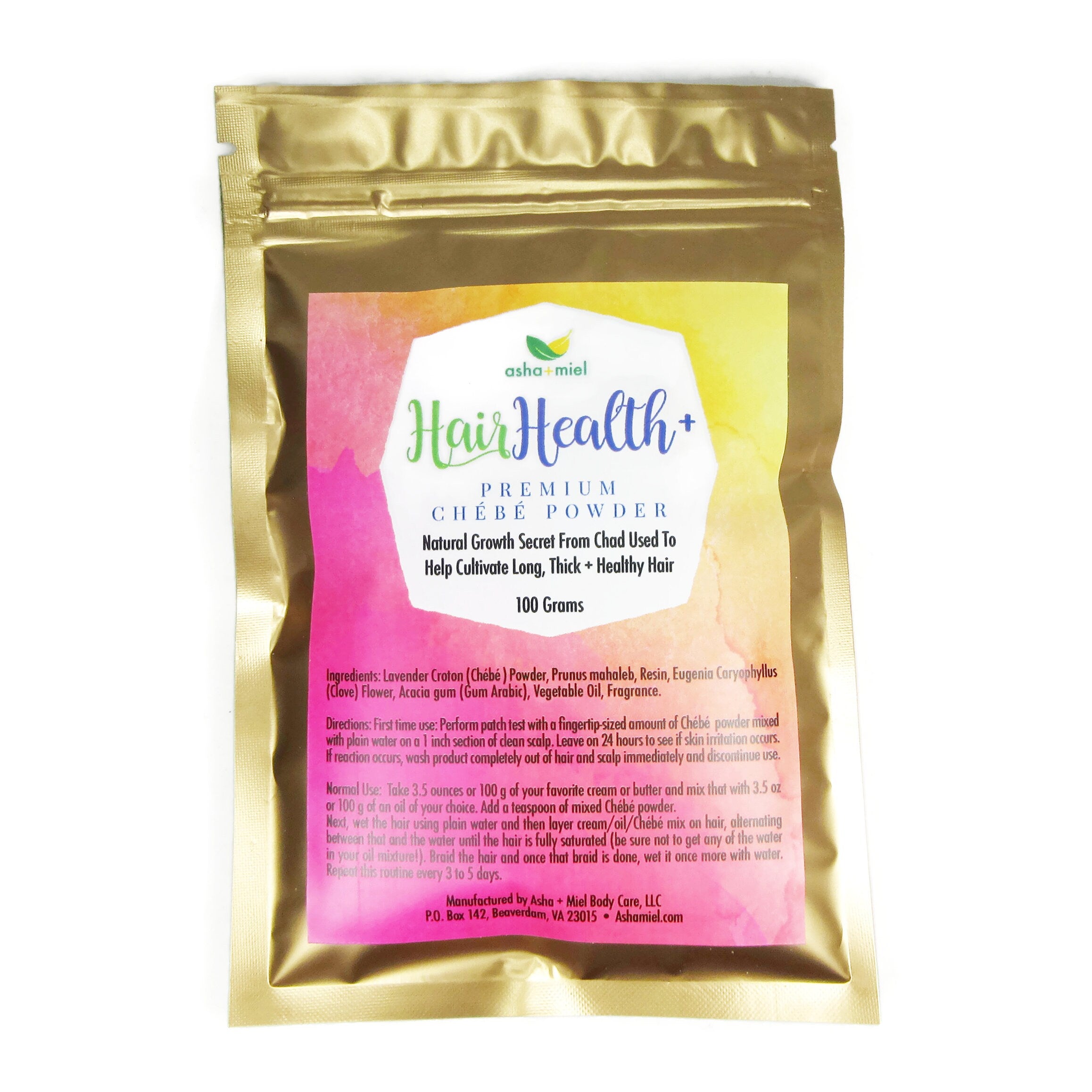 Chadian Chebe Powder | Miss Sahel Chebe Hair Care | Traditional African Botanical Hair Powder | 25g, 50g or 100g