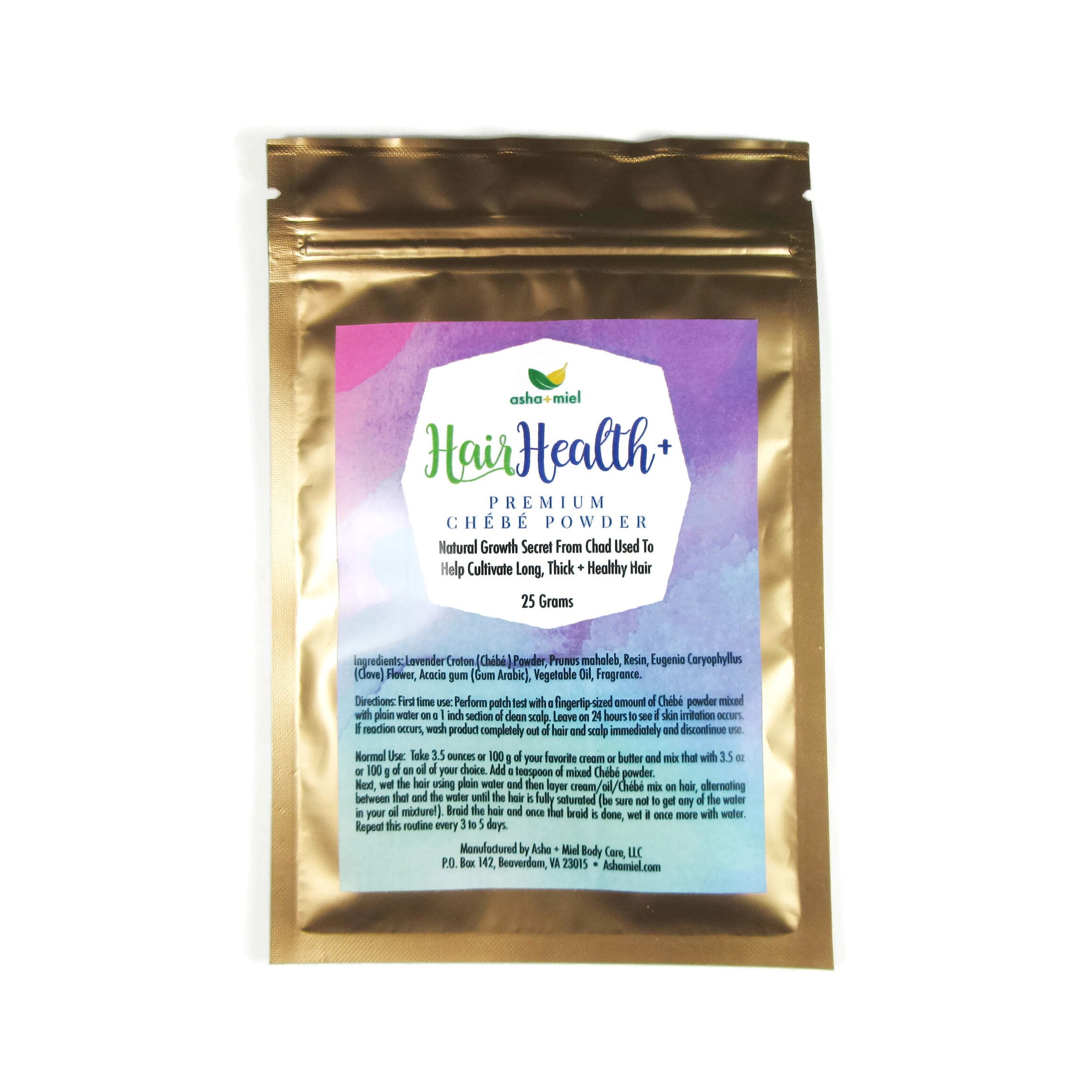 Chadian Chebe Powder | Miss Sahel Chebe Hair Care | Traditional African Botanical Hair Powder | 25g, 50g or 100g