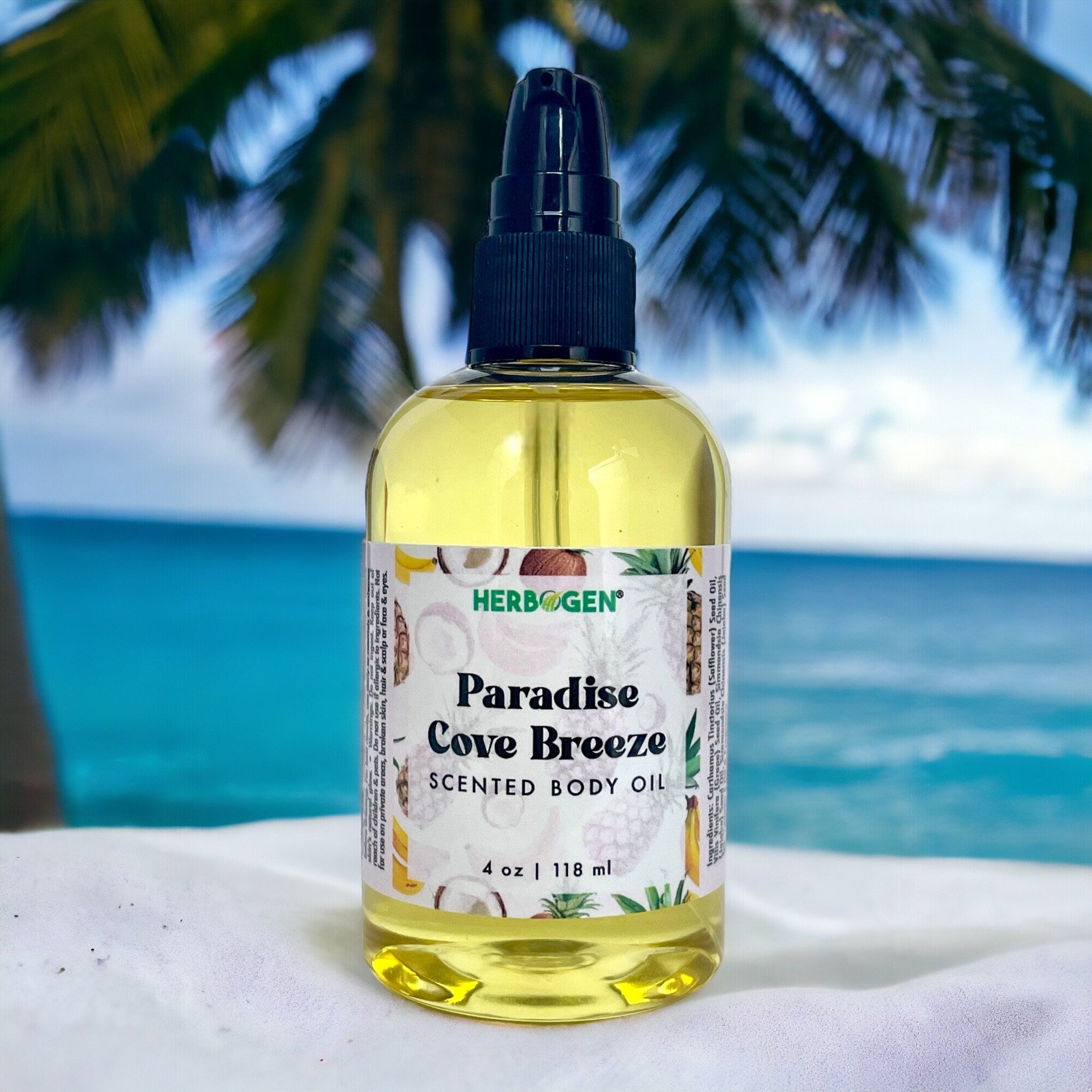 Paradise Cove Breeze Tropical Body Oil - Moisturizing and Nourishing with Natural Oils