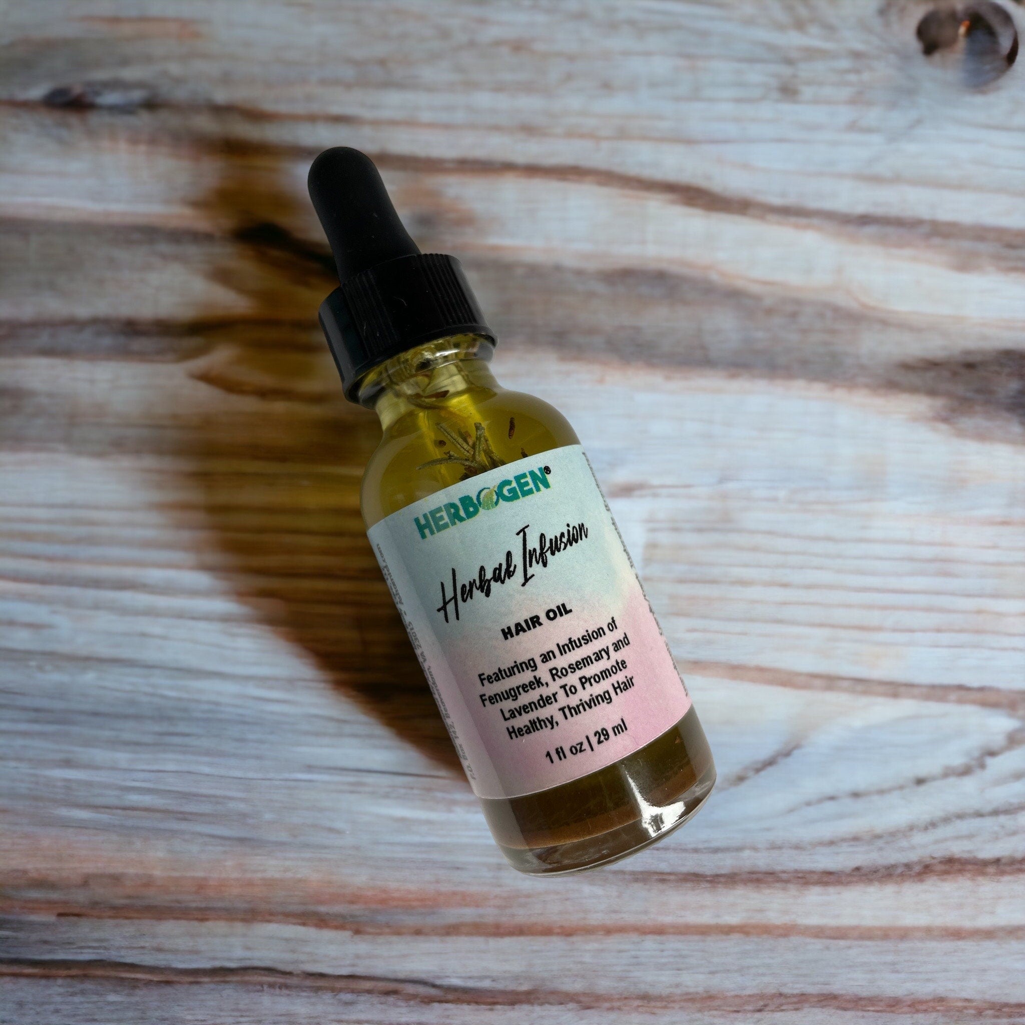 Herbal Infusion Hair Oil | Amla, Rosemary, Fenugreek & Thyme | Coconut and Olive Botanical Scalp Oil