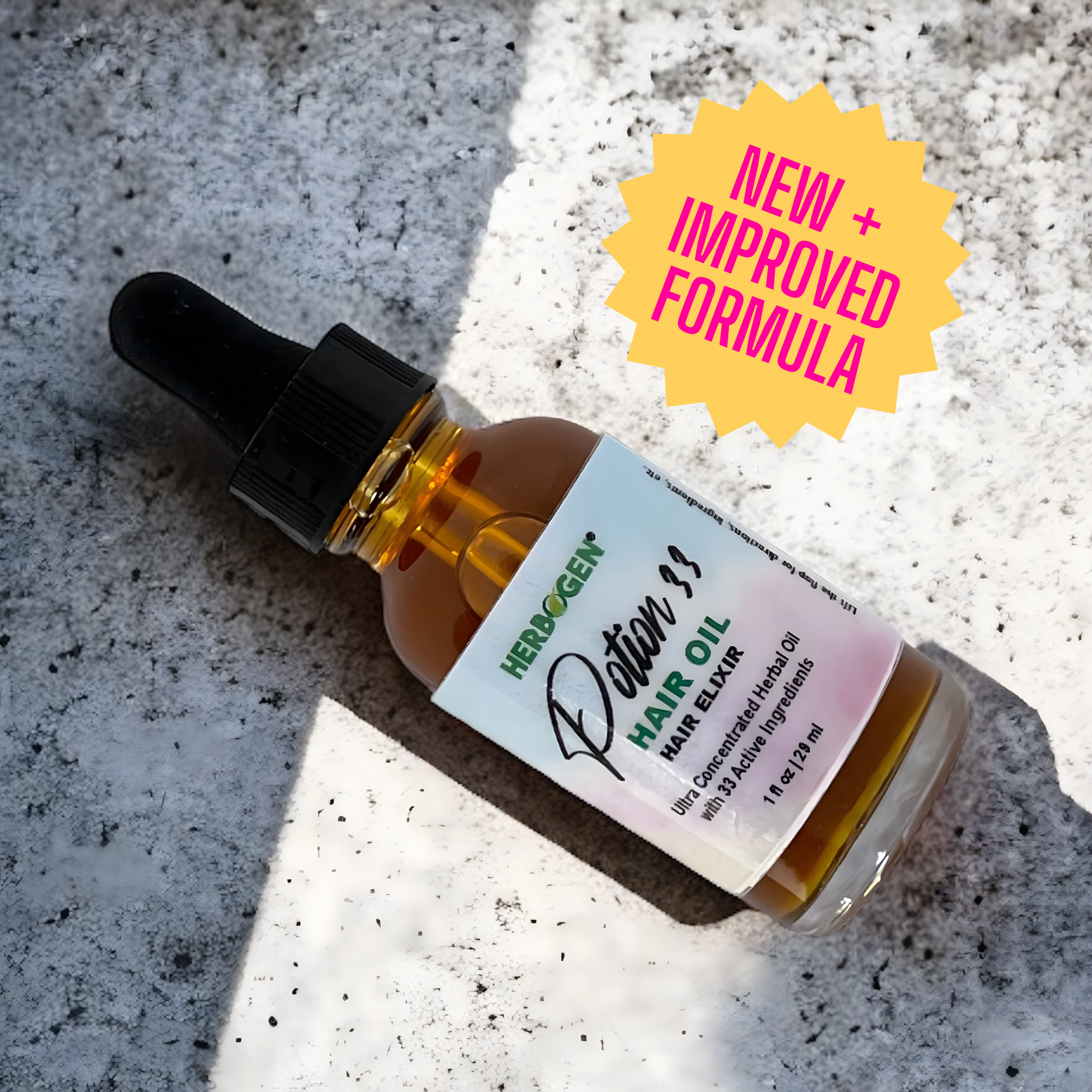 The Potion Hair Growth Oil Containing 33 Herbs and Essential Oils - Grade A