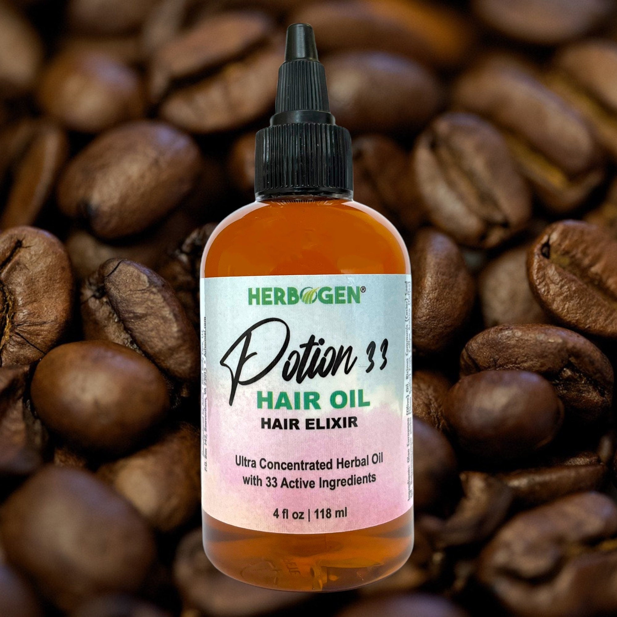 The Potion Hair Growth Oil Containing 33 Herbs and Essential Oils - Grade A