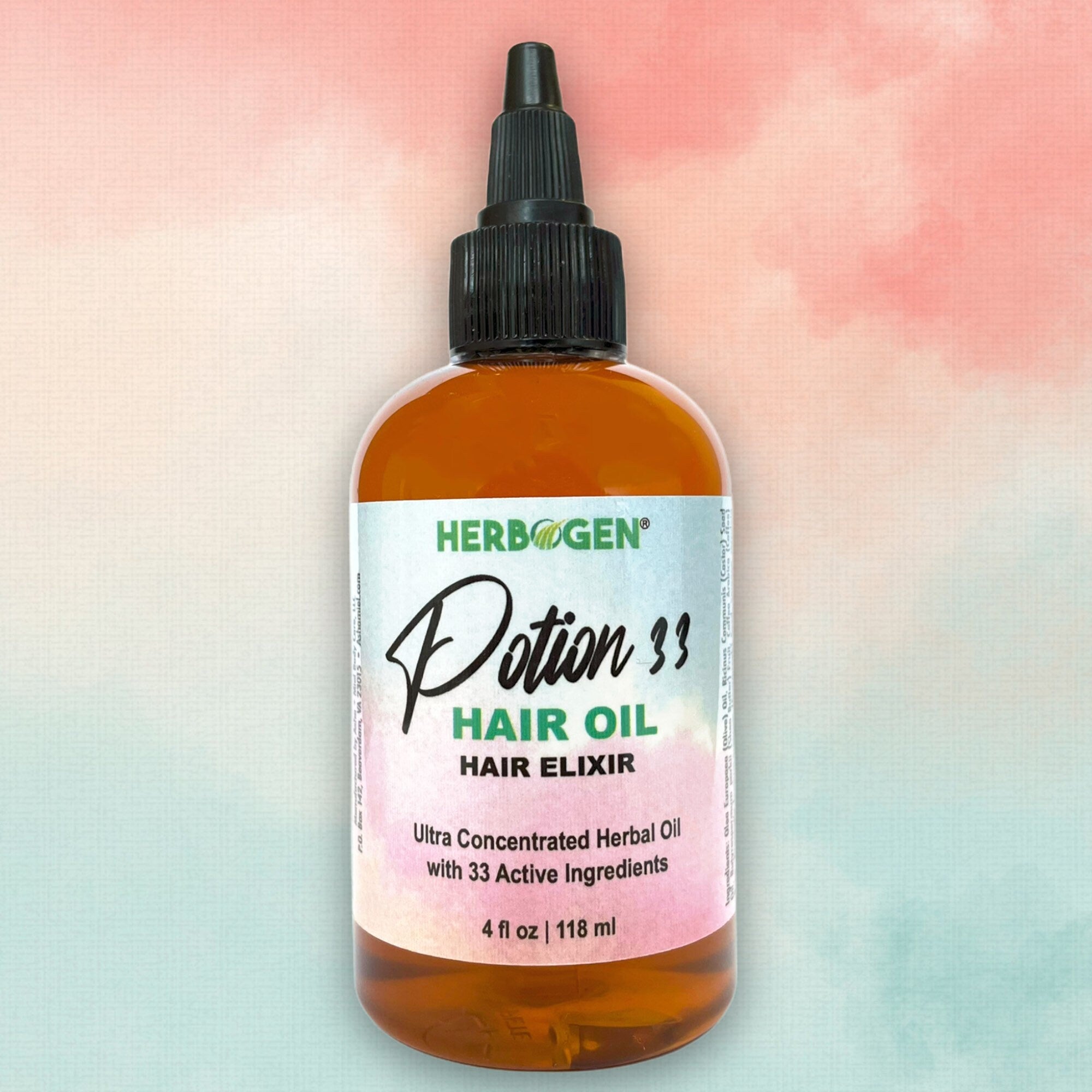 The Potion Hair Growth Oil Containing 33 Herbs and Essential Oils - Grade A