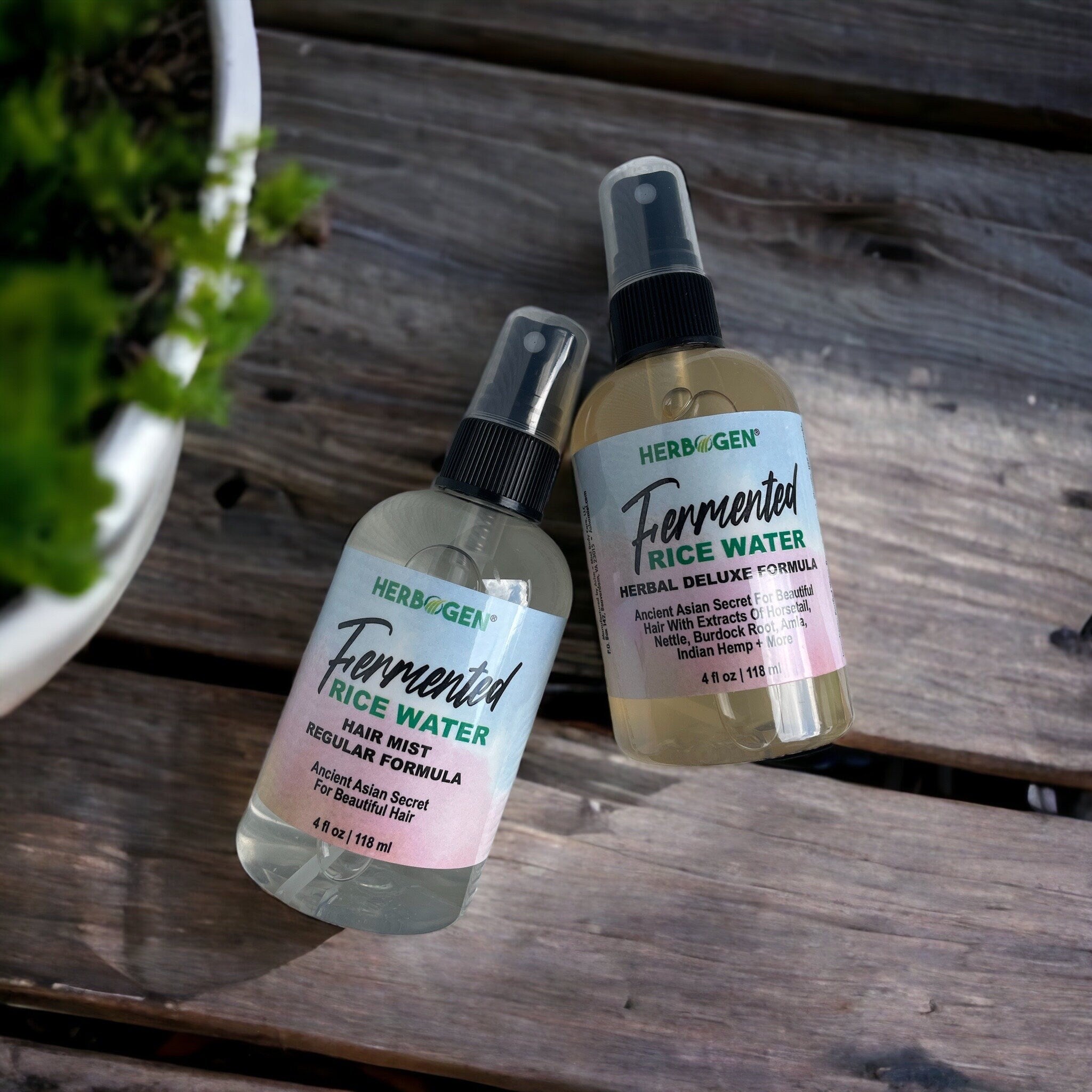 Fermented Rice Water Spray for Hair Growth, Herbal Organic Hair Spray, Biotin Hair Moisturizing Spray, Scalp Hydrate Tonic Spray