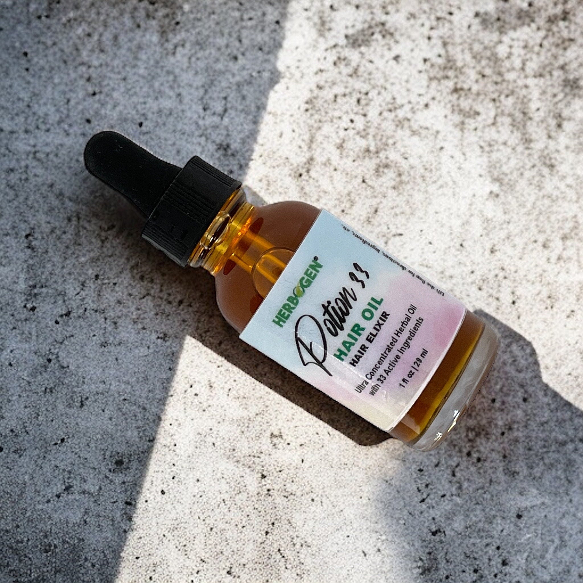 The Potion Hair Growth Oil Containing 33 Herbs and Essential Oils - Grade A