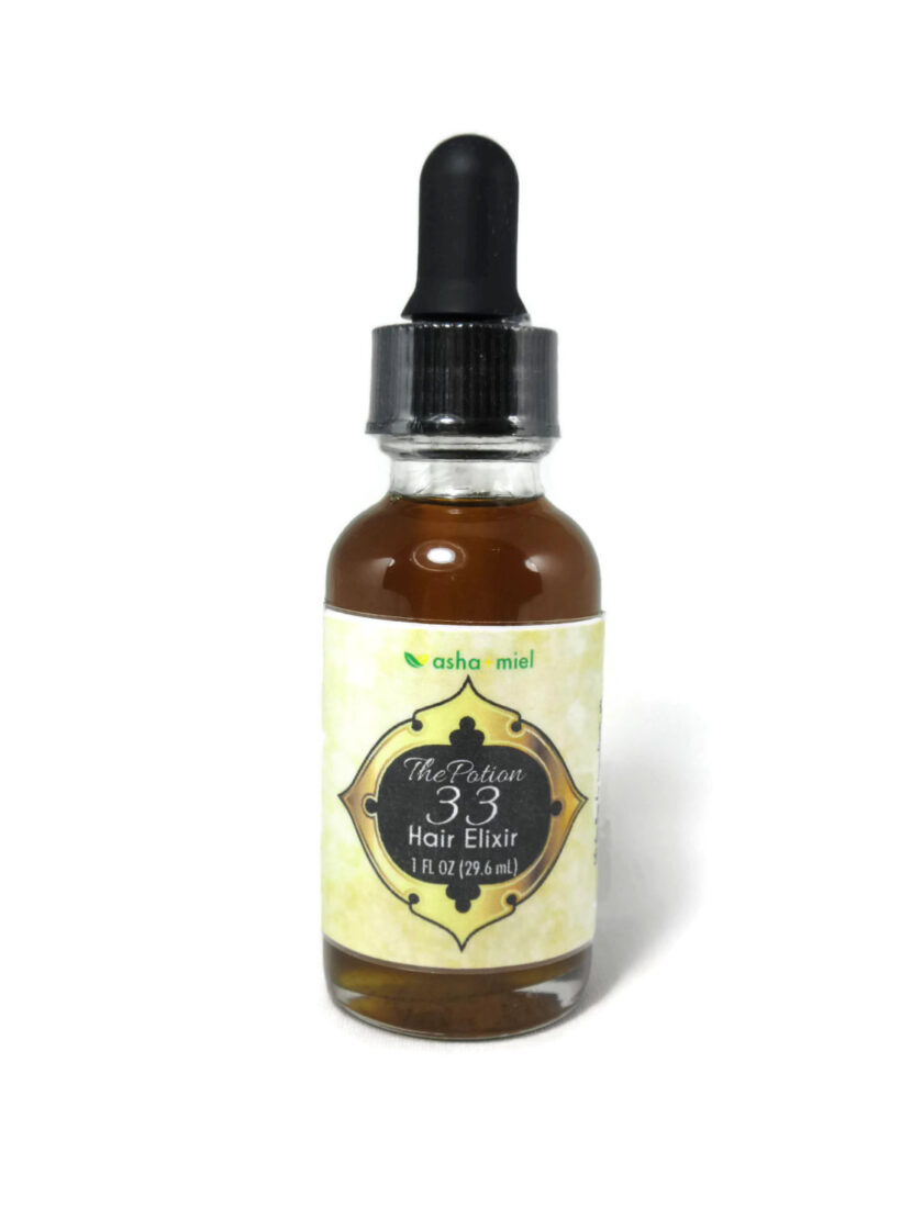 The Potion 33 Best Hair Growth Oil Burdock Root, Stinging Nettles, Castor oil, Saw Palmetto