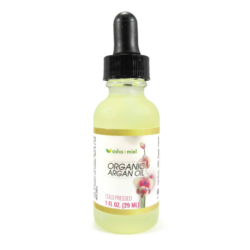 Organic Cold Pressed Argan Oil, 1 ounce dropper bottle