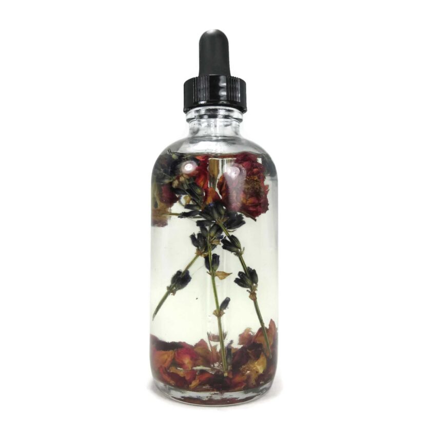 Rose + Lavender Hair + Body Oil, Rose Hair Oil, Lavender Hair Oil, Body Oil